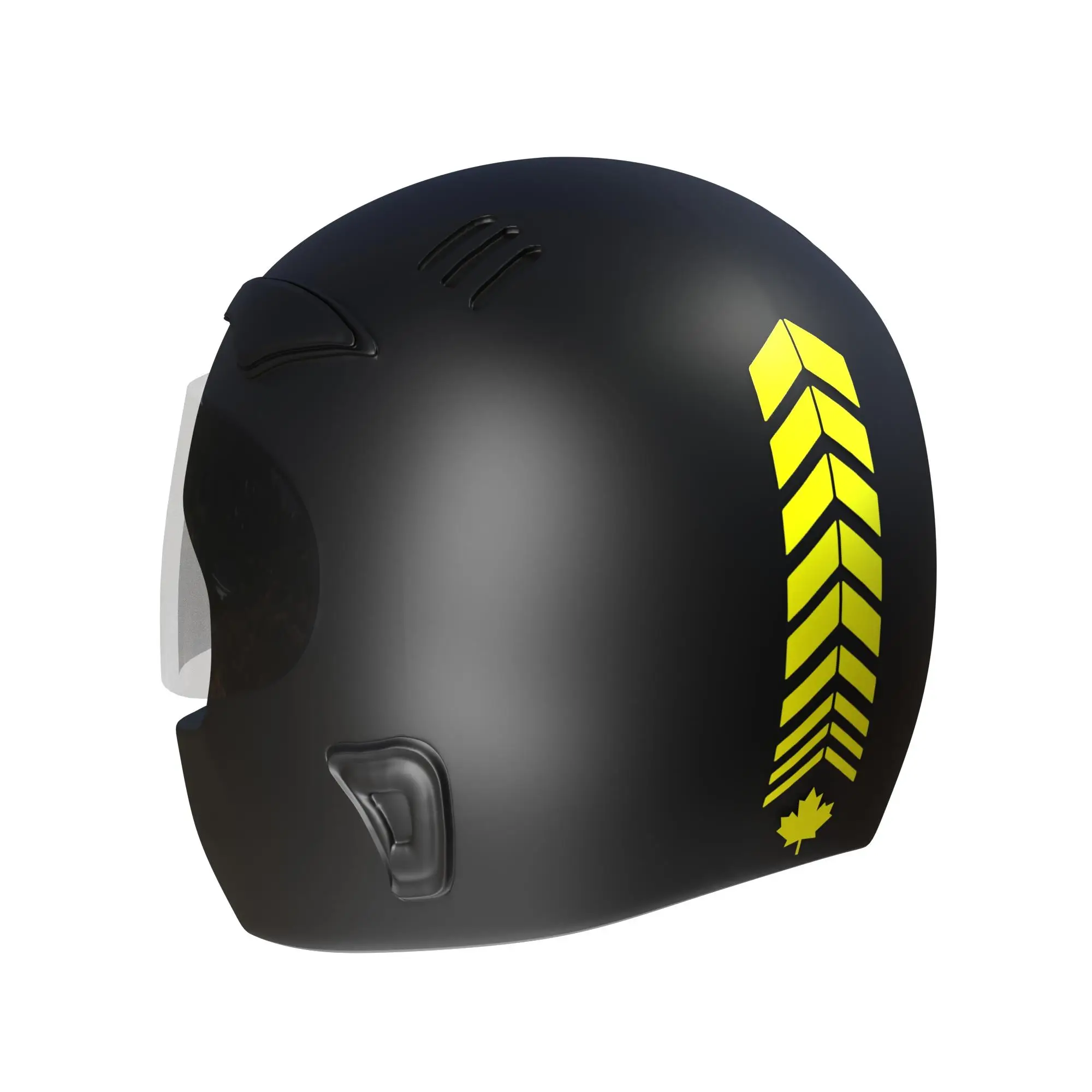 2 Adet Sport Kask, Araba Ayna Floresan Sarı Kask Sticker Çınar Extreme 