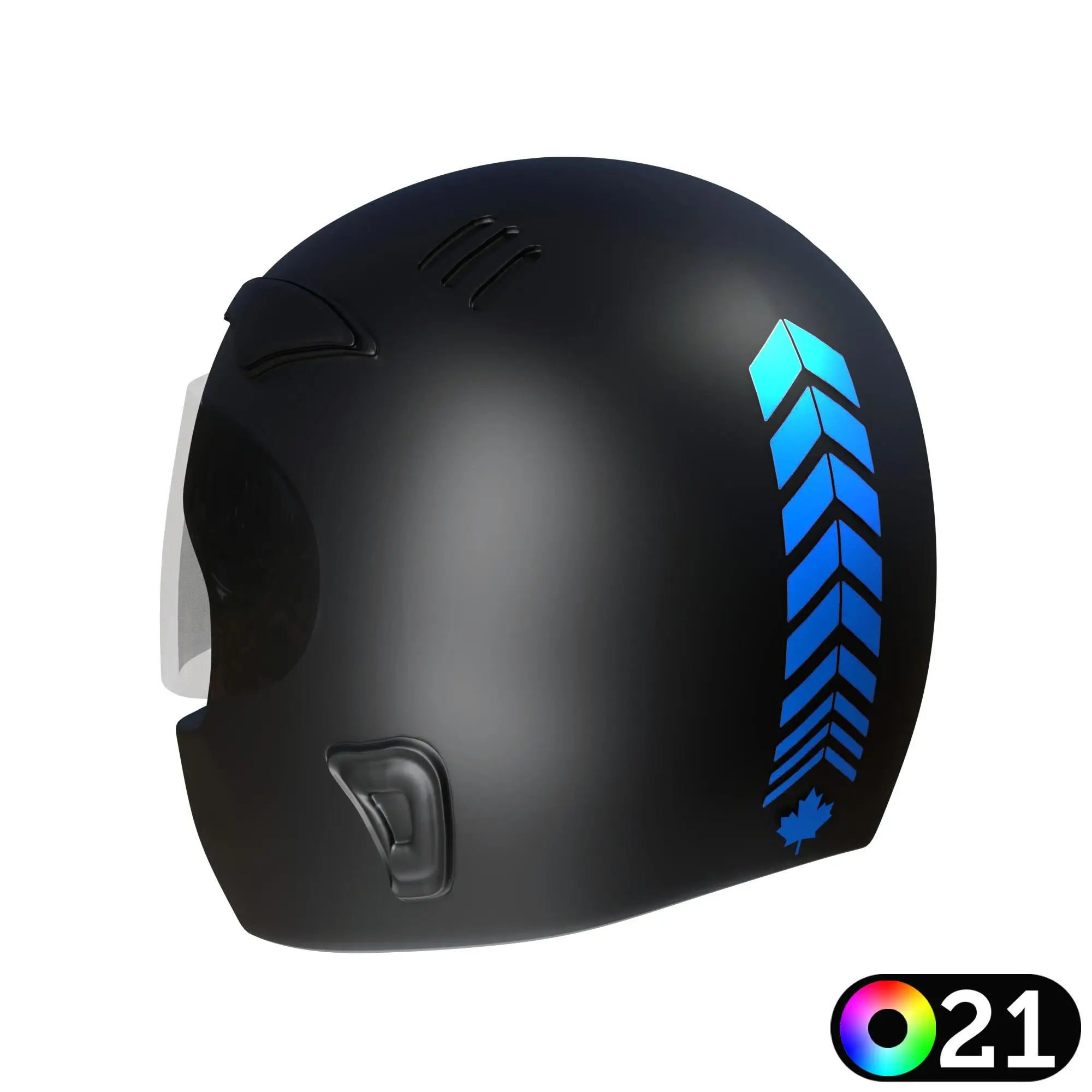 2 Adet Sport Tasarımlı Kask, Araba Ayna Sticker Reflektif, Floresan, Parlak Düz, Özel Renkler Çınar Extreme 