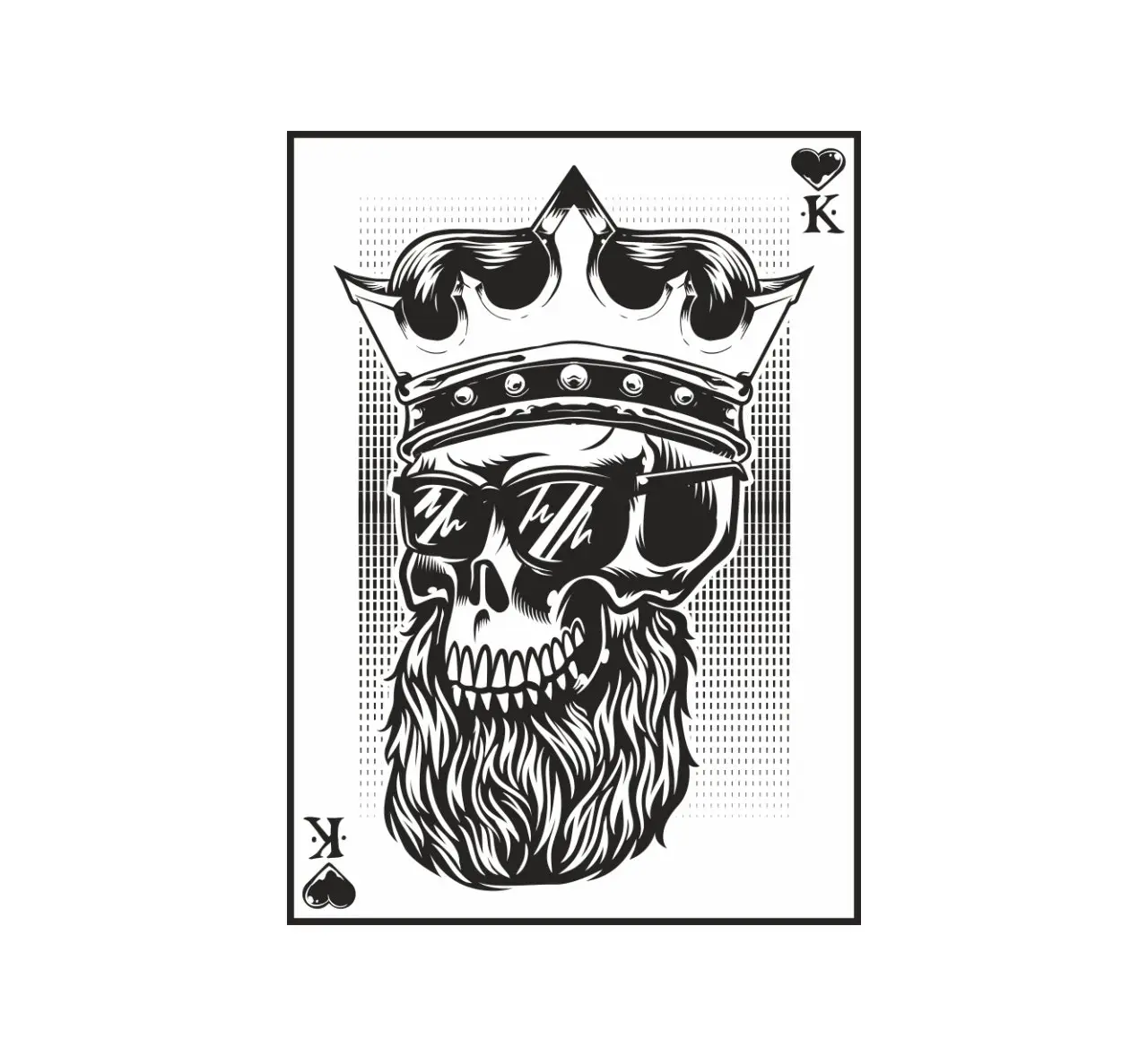 Skull King Card Sticker Çınar Extreme 